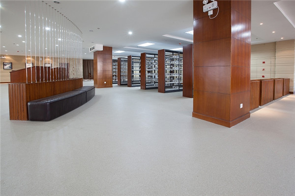 黔东南图书馆PVC塑胶地板